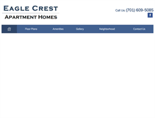 Tablet Screenshot of eaglecrestapartmenthomes.com
